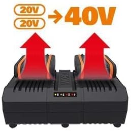 WORX WG584E Soplador de Hojas 40V (220V) 145km/h, 40 V