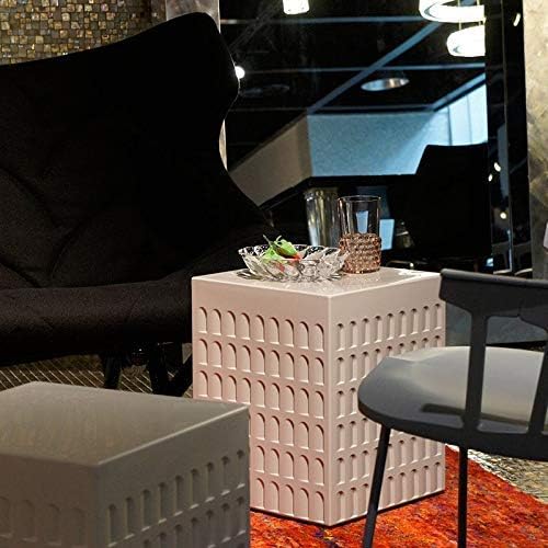 Kartell - Taburete, color Rojo Tierra, 36 x 45 x 36 cm