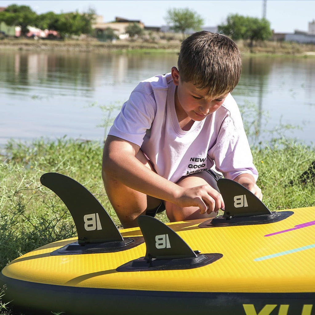 BEHUMAX - Tabla Paddle Surf Hinchable Be Wave Kids 8.6" Superficie Antideslizante,Pala de Remo Desmontable, 260 x 76 x 15 cm, 15 PSI, Kit Especial de Accesorios