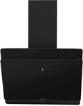 Candy CDG6CBP8B, Campana Decorativa 60 CM, 4 Niveles de Potencia, 611 M3/H, Control táctil, Filtros de Aluminio Antigrasas y Filtros de Carbono Incluidos, Iluminación LED, 62DB, Negro