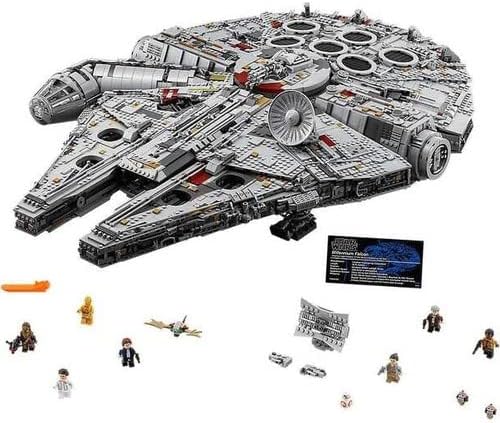 Star Wars Millennium Falcon, Maqueta de Construcción para Adultos de la Nave Estelar de Han Solo con Mini Figuras Chewbacca, Leia y C-3PO, Regalo Coleccionable para Hombres, Mujeres y Fans 75192