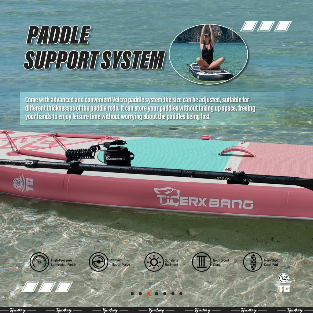 Tabla de surf de pie con remo, tabla de surf hinchable, colección Defender Pro