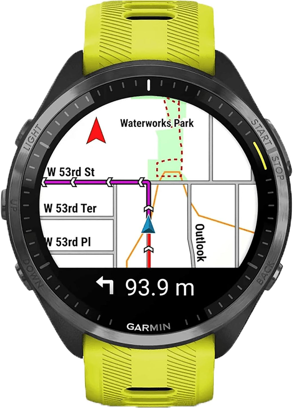Garmin Runners Smartwatch Forerunner 965 | 23 días de duración de la batería en Modo de Reloj Inteligente con Pantalla Colorida y Pantalla táctil Amoled | Mapas Integrados y métricas de Entrenamiento