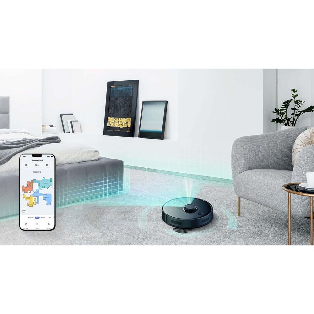 Robot sprzątający TCL Sweeva 6500 Black, 2700 Pa, 4 tryby pracy