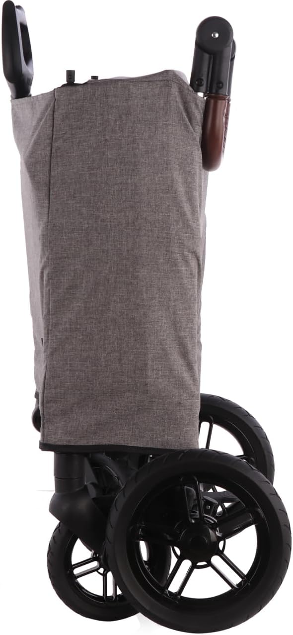 FUXTEC FX-CTL900 Premium Grey, Original Folding Trolley for Children, Ideal Garden, Beach or City, Push or Pull, Load up to 75 kg.