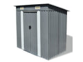 Abrigo de Metal MAISON EXCLUSIVE Cinzento (80x159 cm)