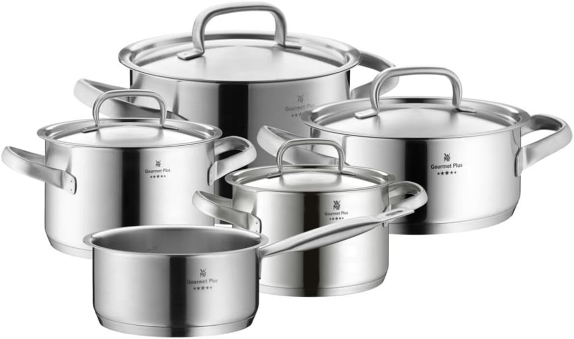 Wmf Gourmet Plus Zestaw Garnków, Metal, Srebrny, 5 sztuk