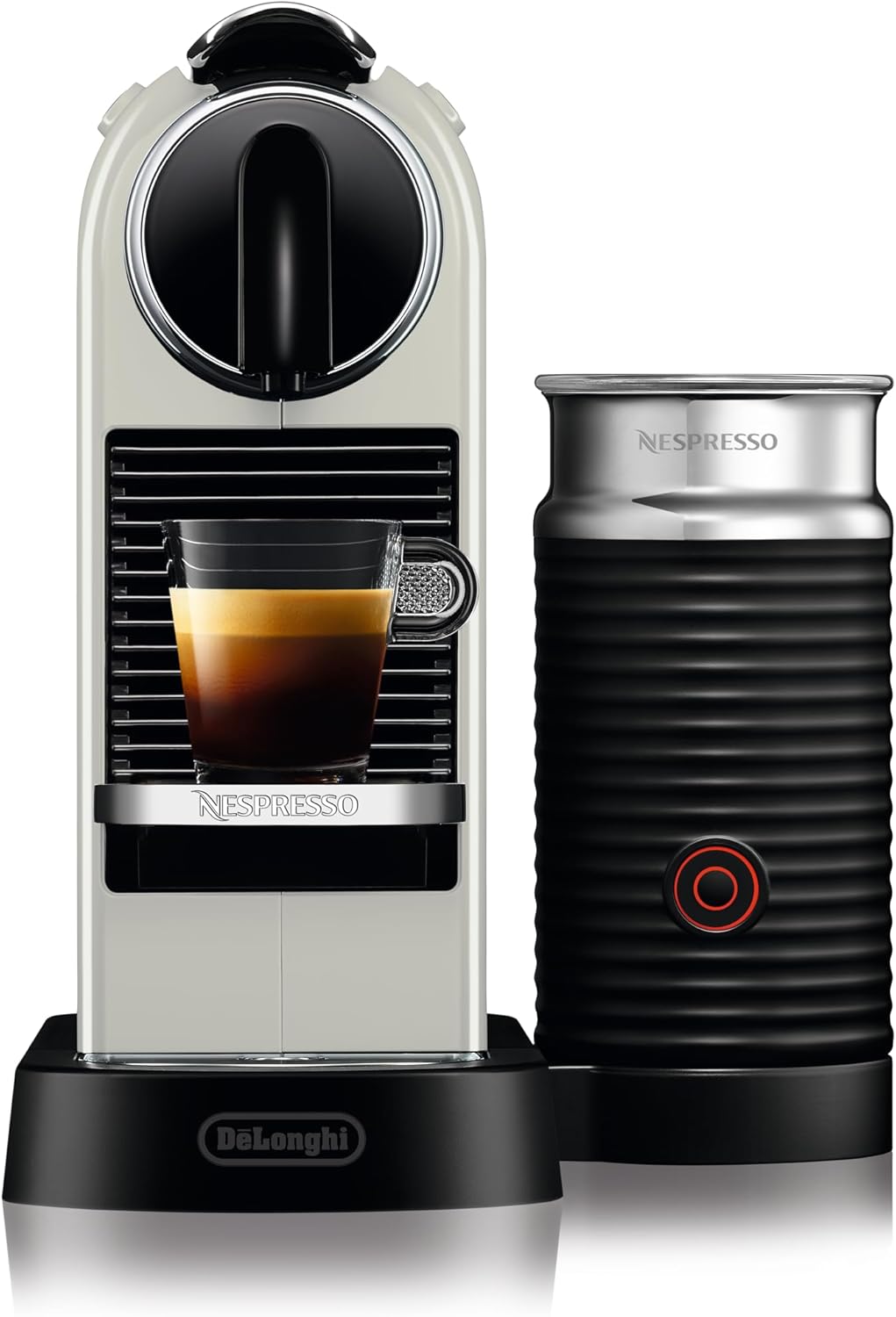 DeLonghi Nespresso Citiz EN267.WAE Cafetera con cápsulas, sistema de extracción especial, 1710 W, 1 L, plástico, Blanco