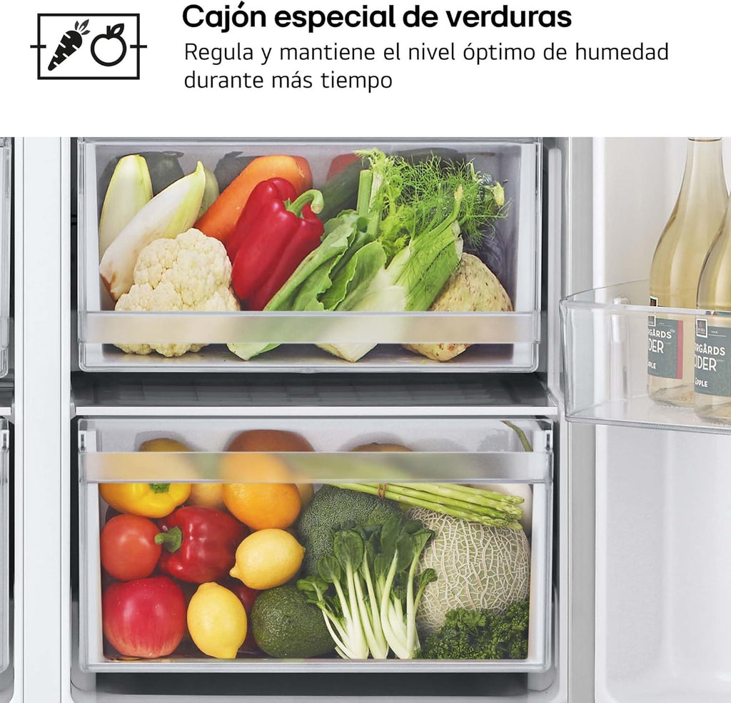 GSLC40PYPE - Frigorífico Side by Side, Serie 400, Clasificación E, 641 L, Inox Anihuellas