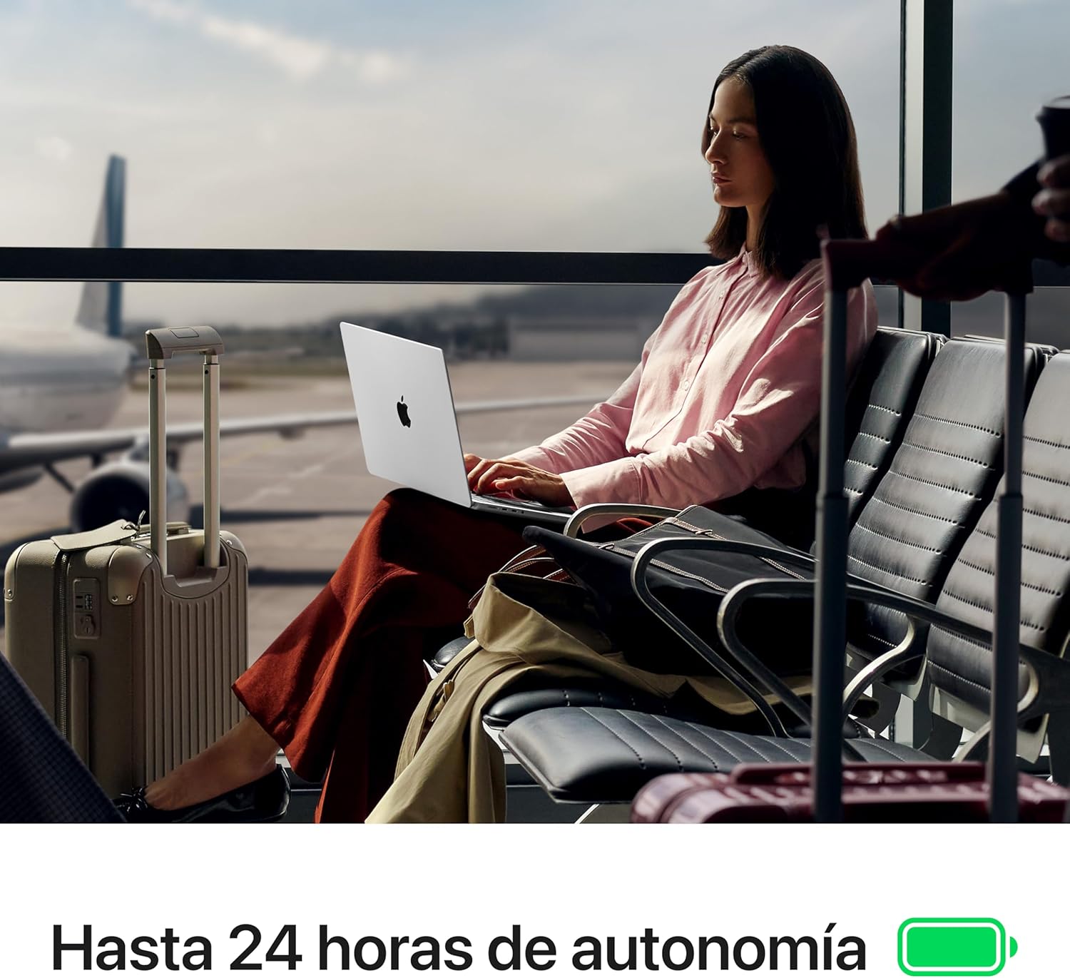 MacBook Pro Portátil de 14,2" con M5,CPU de 10 núcleos y GPU de 10 núcleos: Creado para Intelligence, Pantalla Liquid Retina XDR y 16 GB de Memoria unificada, 512GB; Negro Espacial