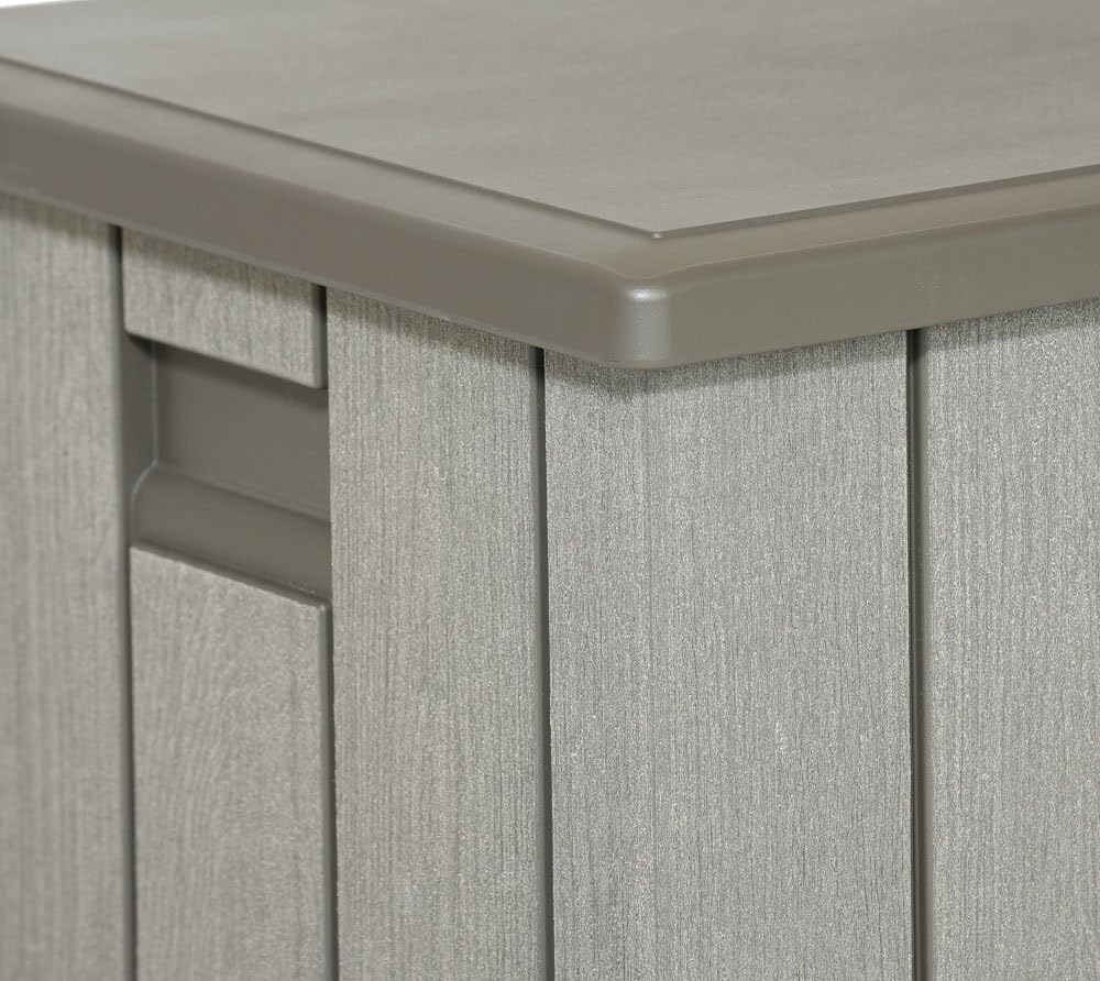 LIFETIME 60215 - Baúl para jardín ultrarresistente 150x72x69 cm UV100 marrón