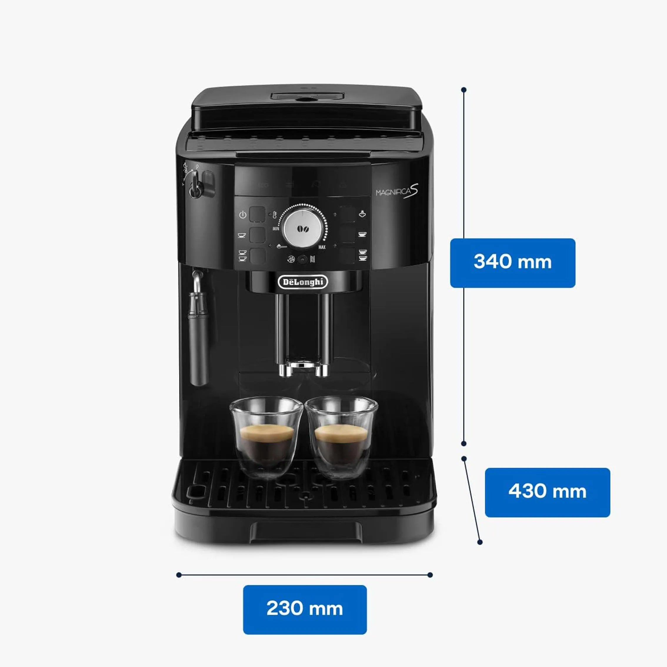 2026 De'Longhi Magnifica S ECAM11.112.B máquina de café automática – Kaffeewelt