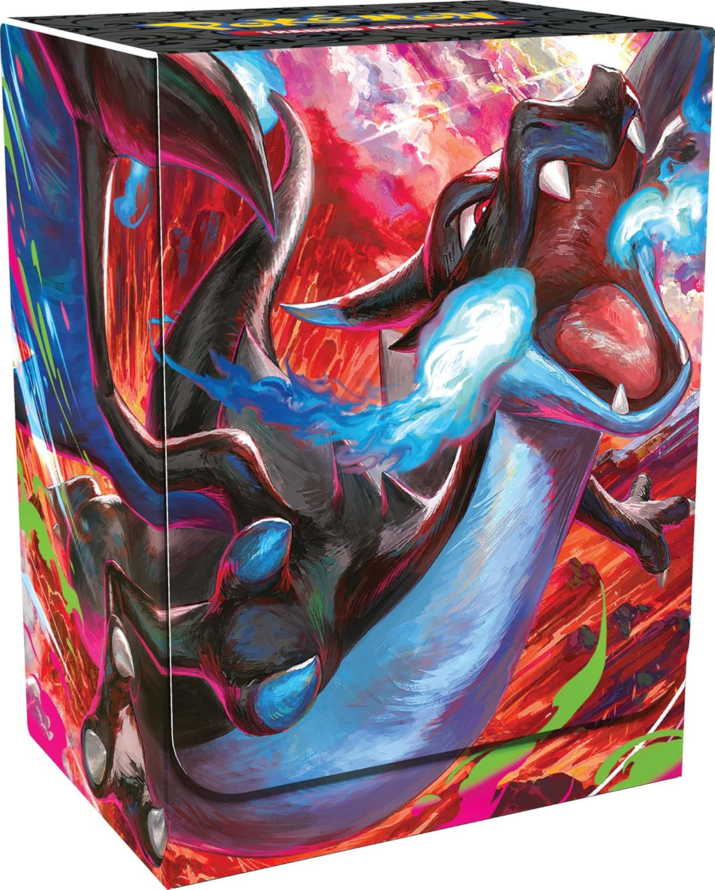 Pokémon: Colección Ultra Premium Mega Charizard X-ex del JCC Pokémon (Dos Cartas promocionales holográficas, 18 Sobres de expansión y Accesorios Premium)