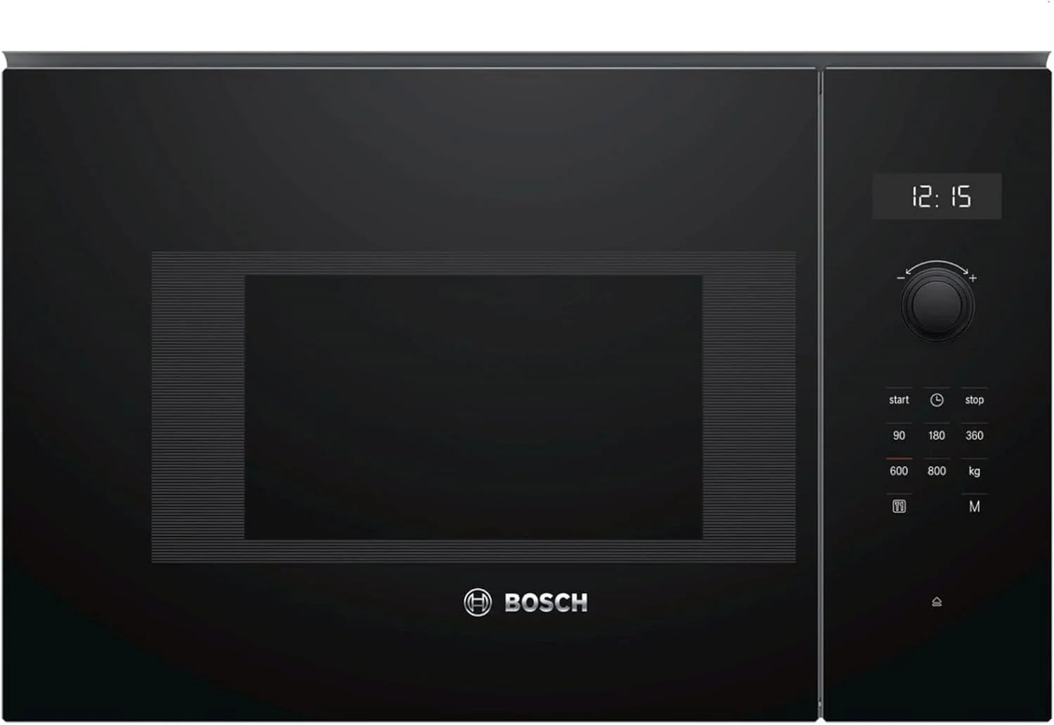 Bosch 6 Series BFL524MB0 Integrated Microwave (Built-in, Microwave with Grill, 20 L, 800 W, Rotary, Touch, Black)