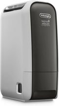 De'Longhi Tasciugo AriaDry Light – Portable Dehumidifier with Zeolite Technology and Ionizer, Removes up to 6 L/Day, Dry Clothes, Anti-Mould and Quiet, Swing and Timer Function, Grey (DNS65)