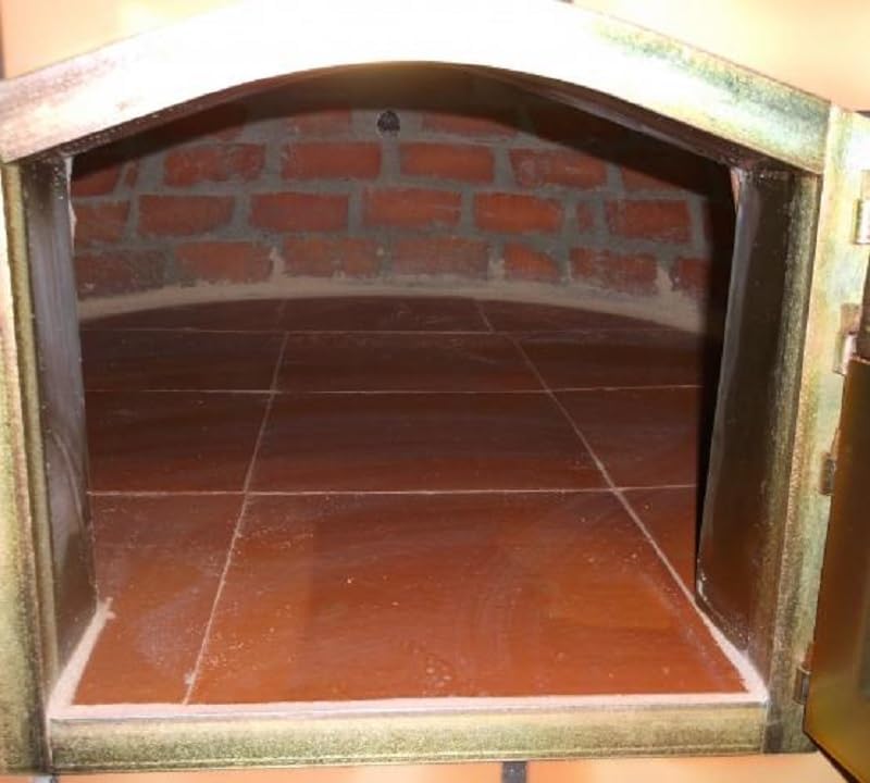 AzJardin- HORNO DE LEÑA MORUNO 100cm- Horno de exterior o interior ideal para asados y pizzas. Puerta hierro zincado. Termómetro instalado en puerta. Fabricado en ladrillo refractario y mortero.