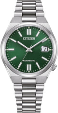 Citizen Reloj automático para Mujer con Correa de eslabones de Acero Inoxidable, 37 mm, Cristal de Zafiro, Fecha, Azul Hielo, NJ0200 en Diferentes Variantes