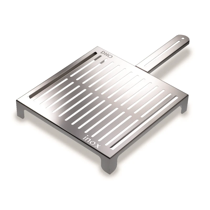 Parrilla Barbacoa En Acero Inoxidable, Diseñada Para La Cocción De Pescado/verdura,,