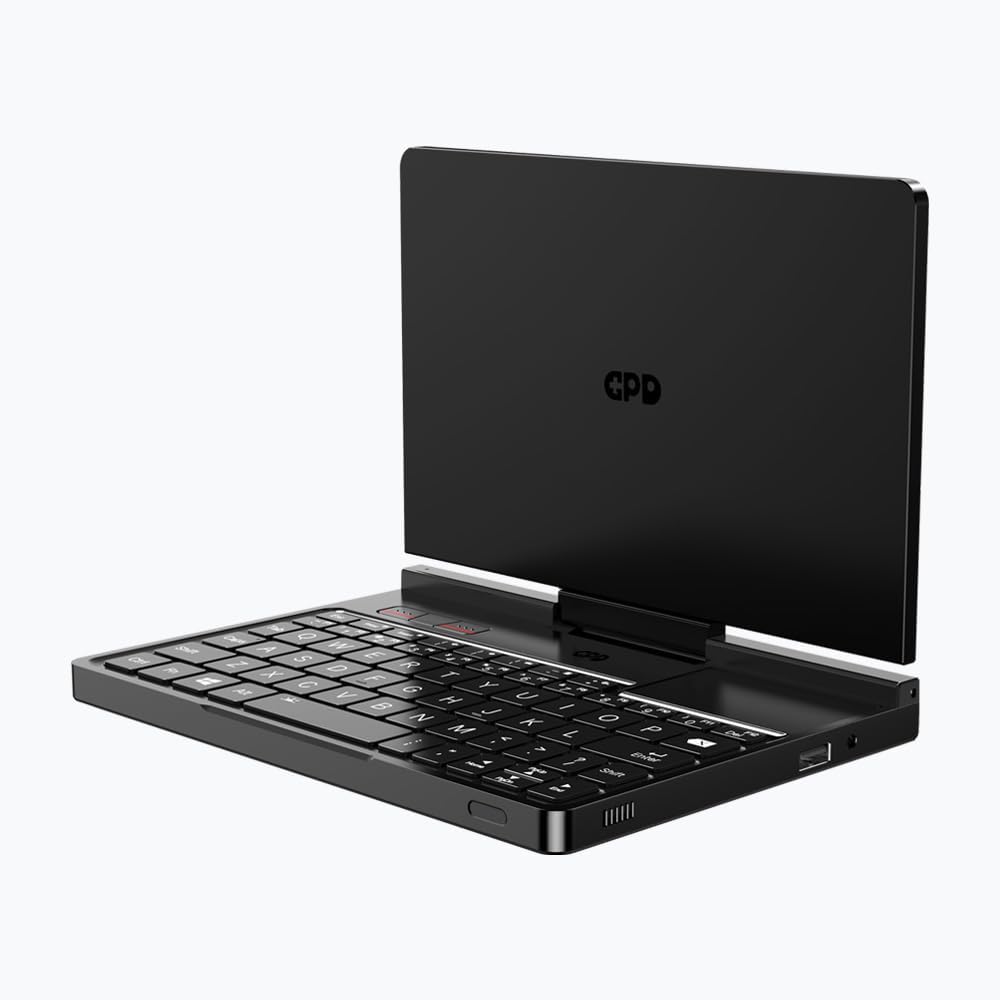GPD Pocket 4 (8840U) Ultra Mobile PC de aluminio con Windows 11, pantalla 8.8 Ultra HD giratoria 180°, Ryzen 7 8840U, RAM 16 GB LPDDR5x, SSD NVMe 1 TB, Wi-Fi 6E, Ethernet 2.5G, Bluetooth 5.3