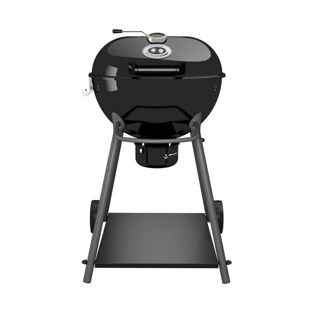 2026 Barbacoa de Carbón Outdoorchef KENSINGTON 570 C – Sistema Slide-Trichter para calor directo/indirecto – Negro