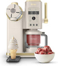 Ninja CREAMi Scoop and Swirl Maszyna do lodów z 2 pojemnikami, 13 funkcji, przygotowuje lody, lody włoskie, gelato, koktajle mleczne i inne desery, opcja dodatków, kamienne złoto, NC701EUSTGD