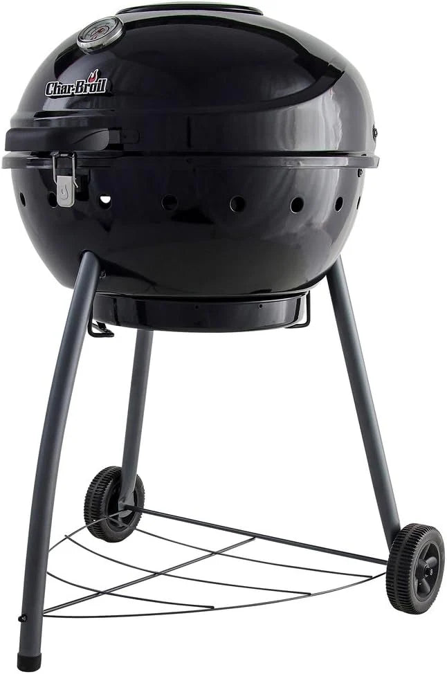 Char-Broil Kettleman Charcoal Barbecue - Kettle Charcoal Grill, TRU-Infrared Technology, Removable Ash Tray - Optimal for Outdoor, Garden & Patio Cooking