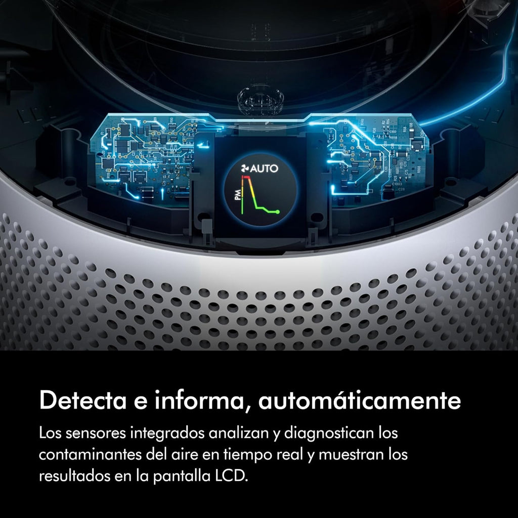 Purifier Hot+Cool™ Gen1 HP10 purificador de aire y calefactor – purificación, función calefacción y refrigeración (Plata)