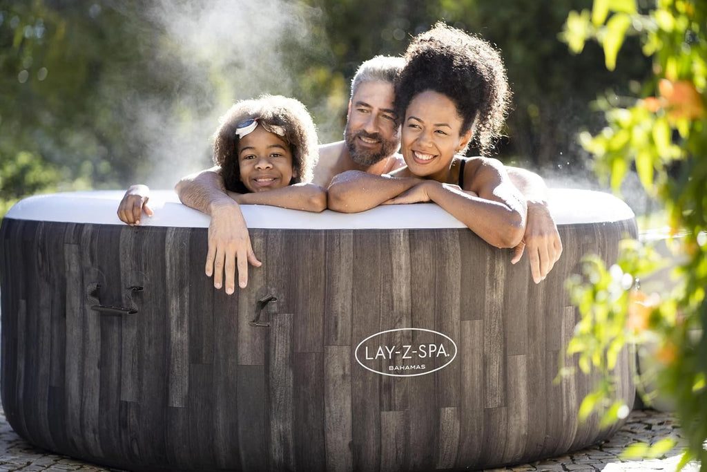 Bestway - SPA Hinchable Lay-Z-SPA Bahamas para 2-4 Personas Redondo 180 x 66 cm