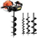 FUXTEC FX-EB152-3HP 52CC 2-Stroke Engine Gasoline Drill with 3 Drill Bits 100/150/200 mm