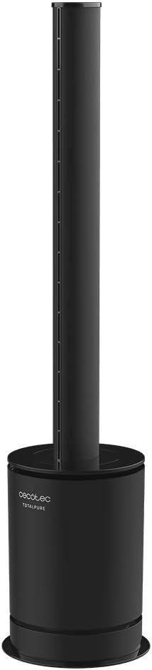 Cecotec Ventilador, Calefactor, Purificador de aire TotalPure Connected Max. Potencia calefacción 2000W, Potencia ventilación 45W, Purificador de Aire, Temporizador, Pantalla LED, 14 Velocidades, APP
