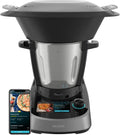 Cecotec Robot de Cocina Multifunción Mambo 11090, 1600 W, 37 Funciones, APP, Báscula y Jarra de 3,3 Litros de Acero inoxidable apta para Lavavajillas, Recetario y Accesorios