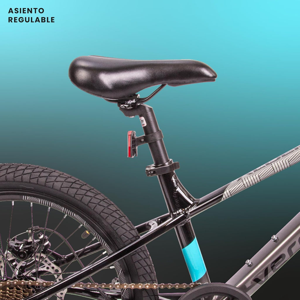 Verdant ALU Bike Bicicleta Infantil 20 Pulgadas Tamaño de Rueda a Elegir 6 velocidades Shimano Bicicleta para niños de 6 a 10 años Altura Ajustable