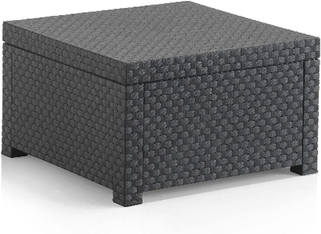 SP Berner - Shaf - Manhattan | Outdoor Living Room Furniture Set - 5 Seater Outdoor Garden Furniture Set | Made in Spain with Recycled Materials - Graphite Colour