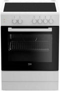 Beko Cocina VITRO FSS67000GW 4F 60CM Blanca