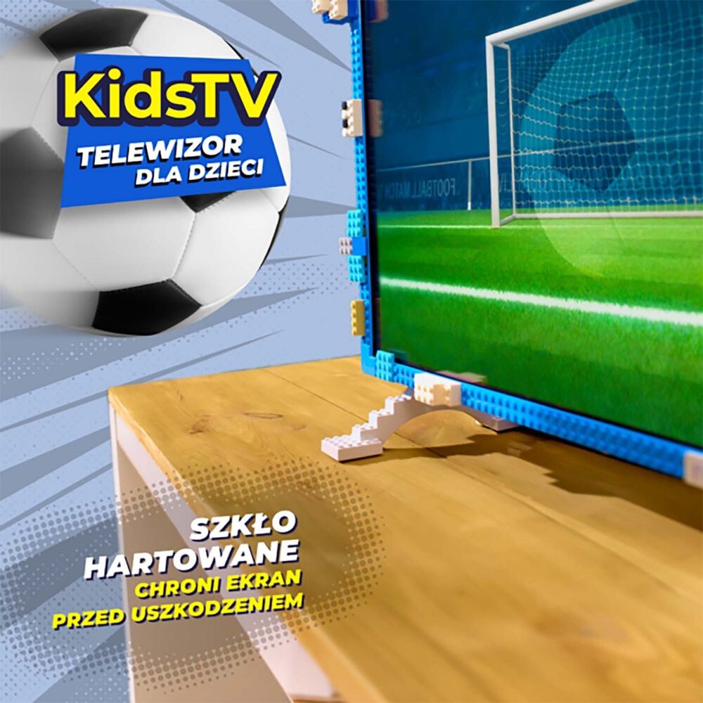 Telewizor dla dzieci 32” KIVI KidsTV, LED, Full HD, niebieski