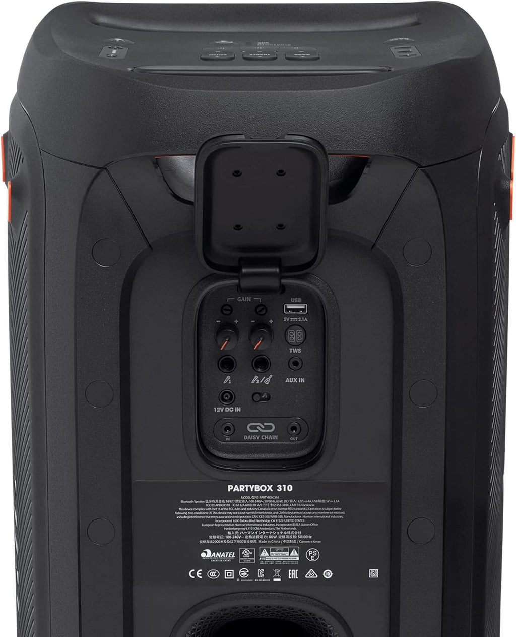 Jbl Partybox 110 JBLPARTYBOX110EU Głośnik Bluetooth, Czarny, ‎24 x 69 x 2,5 cm