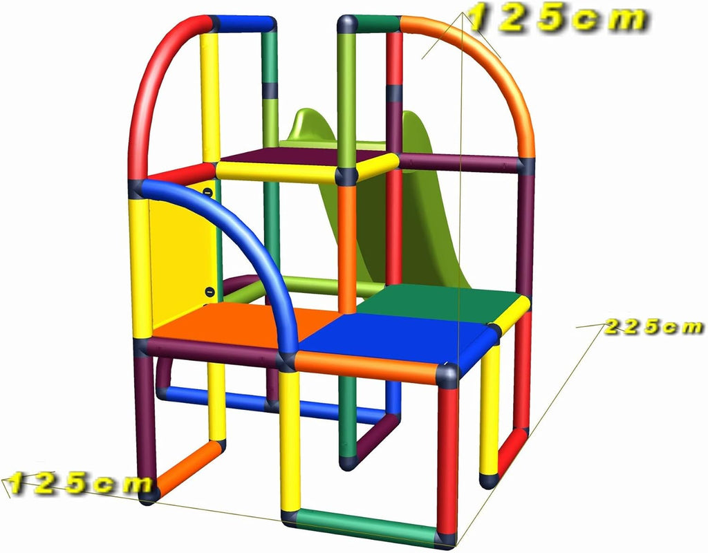 Move And Stic Olaf Área de Juegos Torre de Escalada con Tobogán para Niño Pequeño para Habitación Infantil o Sala de Juegos Genauso Apto como en el Jardín