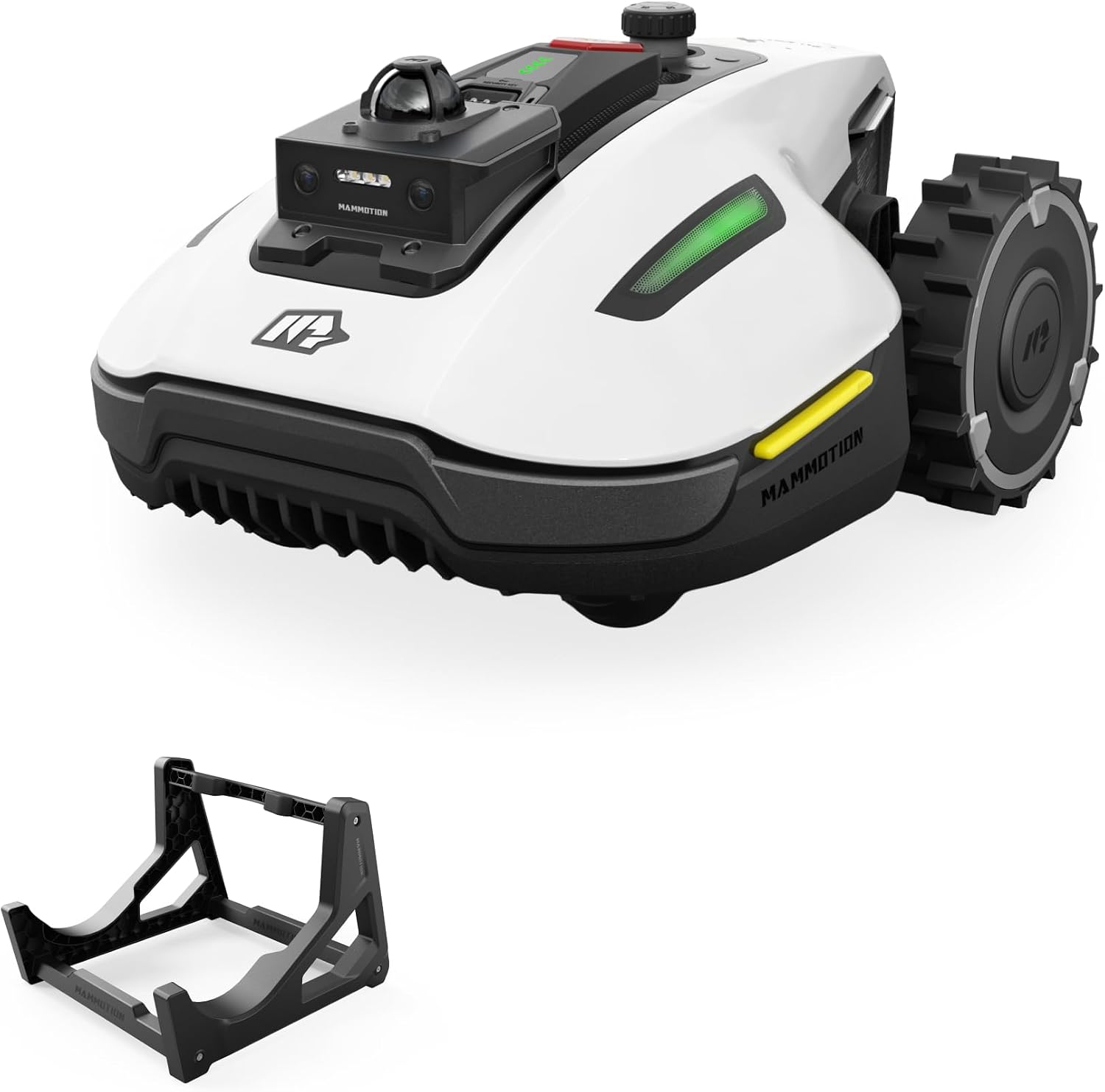 MAMMOTION YUKA mini 2 800 LiDAR Robot koszący bez przewodu obwodowego, rekomendowany 800 m³, LiDAR 360°+ AI Vision, rozpoznawanie ponad 300 przeszkód, DropMow, nachylenie 45%