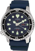 Citizen - Reloj para hombre, analógico, automático, con correa de goma Promaster marino