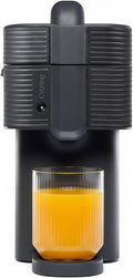 One exprimidor de naranjas electrico automatico | Tu zumo listo en menos de un minuto con solo pulsar un botón - orange juicer machine hecha en España | Más Rápida. Más Limpia. Mejor (NEGRO)