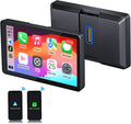 Pantalla táctil CARabc DB601 de 6" para Motocicletas BMW, CarPlay y Android Auto inalámbricos, Resistencia al Agua IP68, GPS Integrado, WiFi 5G, Compatible con Siri y el Asistente de Google. (DB602)