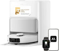 Mova P50Pro Ultra Robot Fregasuelos y Aspirador, 19.000 Pa Autovaciado y Autolimpieza con Agua Caliente a 75℃, Mopa Extensible, Navegación LDS+IA RGB, Evita Obstáculos, Deal para Pelo Mascota y Alfom