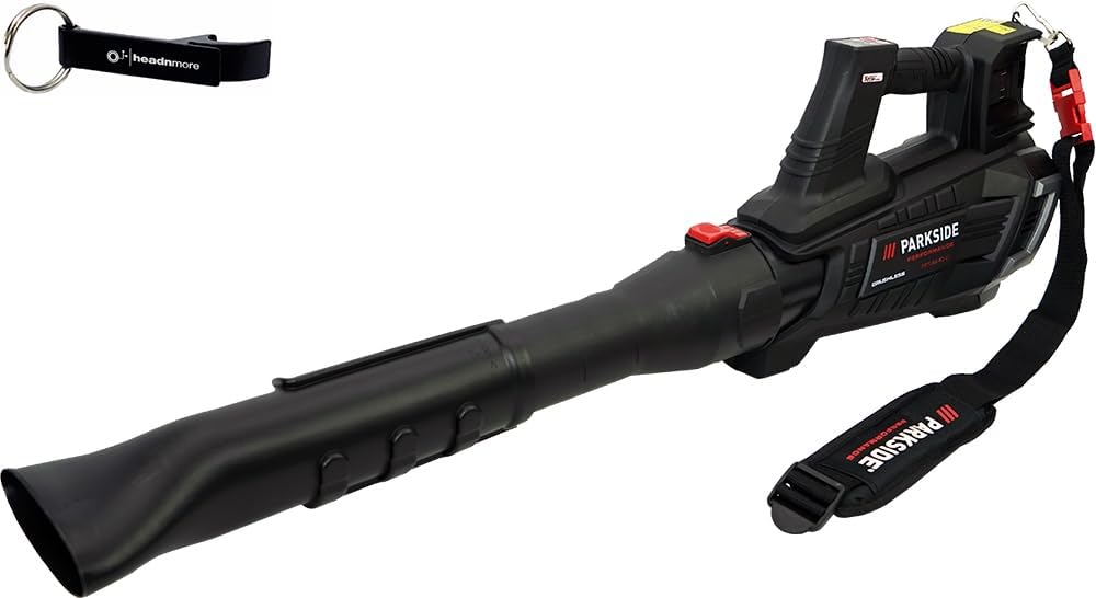 HEADNMORE® Bundle Parkside Performance PPTLBA 40 - Soplador de hojas con batería (40 V, incluye llavero)