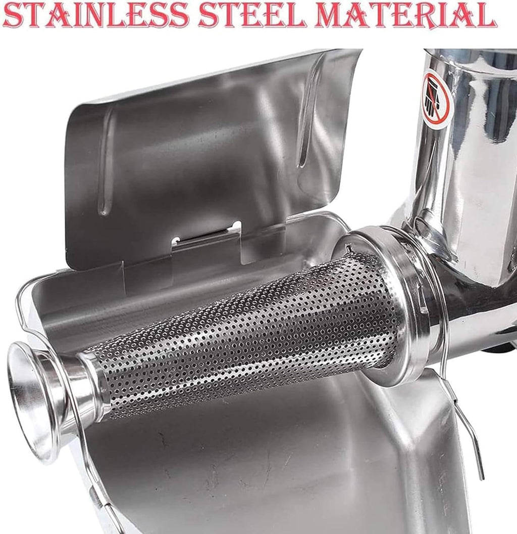 Fresadora de tomate comercial, alimentos de acero inoxidable de 450 W, máquina for hacer salsa prensada, máquina exprimidora de salsa de tomate for salsa de fresa y arándano