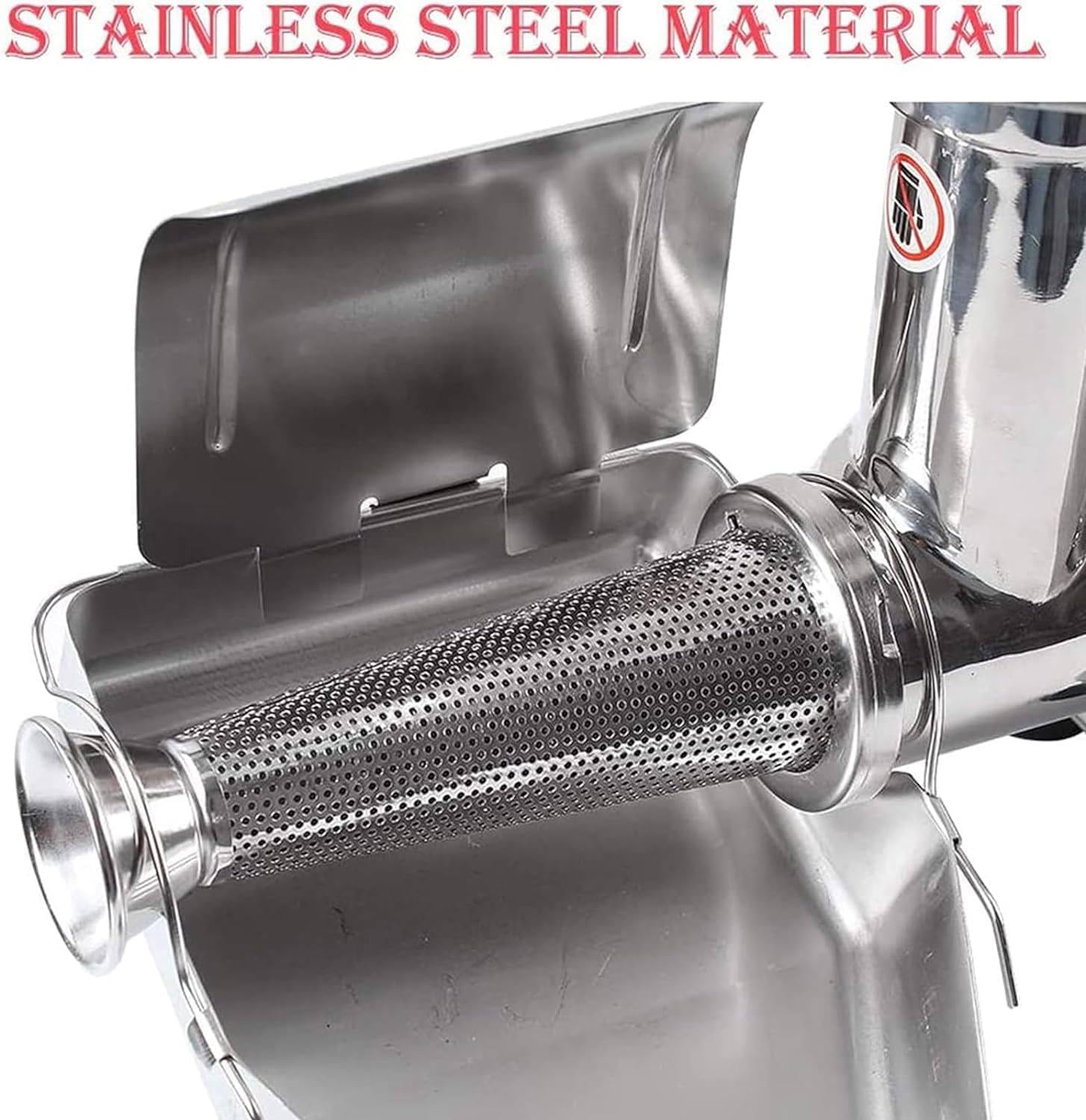 Fresadora de tomate comercial, alimentos de acero inoxidable de 450 W, máquina for hacer salsa prensada, máquina exprimidora de salsa de tomate for salsa de fresa y arándano