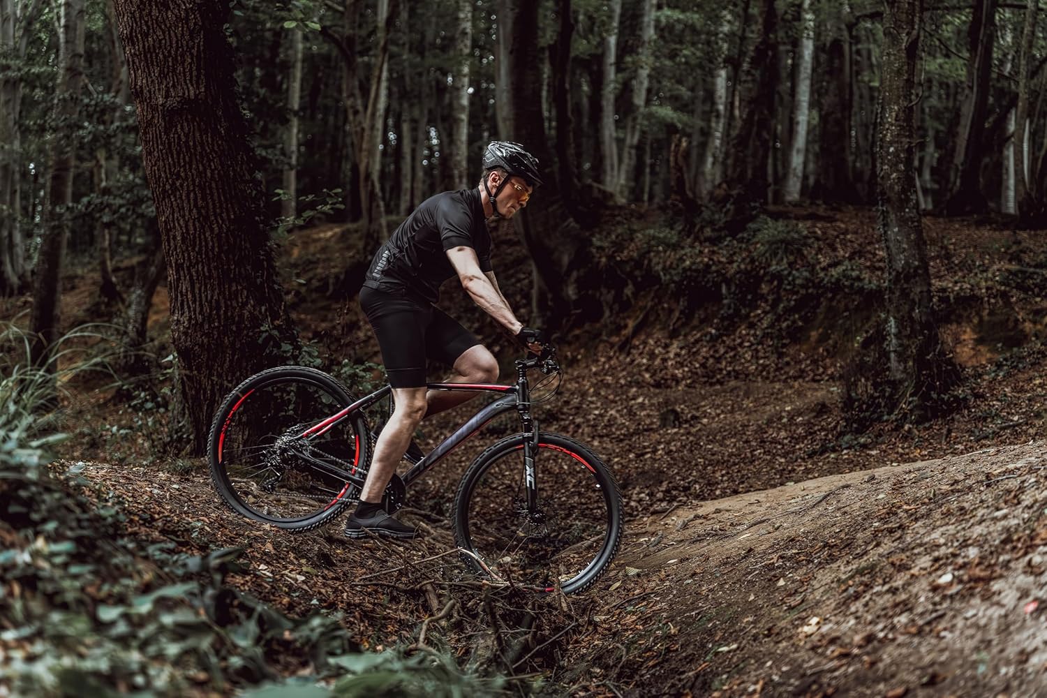Licorne Bike Diamond Premium - Bicicleta de montaña de aluminio para niños, niñas, hombres y mujeres, cambio de 21 velocidades, freno de disco, horquilla delantera ajustable de 26, 27,5 y 29 pulgadas