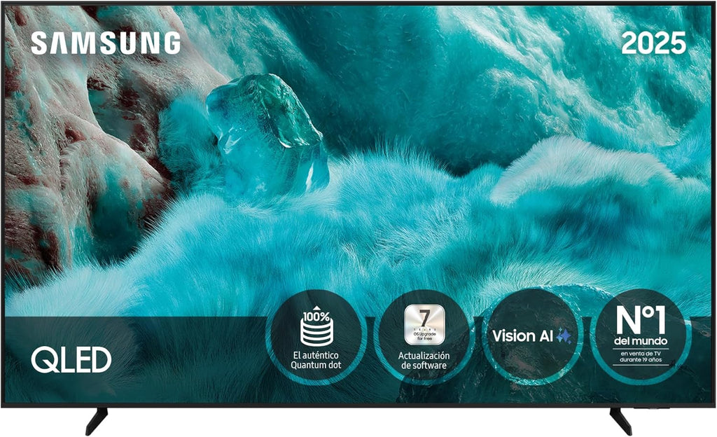 Samsung TV 55 Inch QLED QE1F 4K Smart TV with Vision AI, 100% Color Volume with Quantum Dot and more than 500 Channels TV Plus