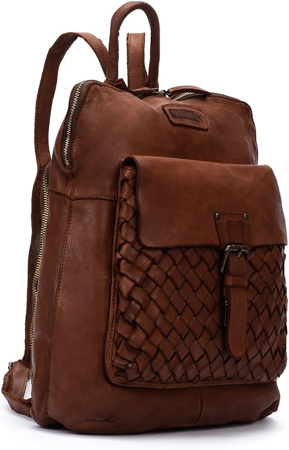 Pikolinos Mochilas en Cuero FAURA para Señora Color COGNAC
