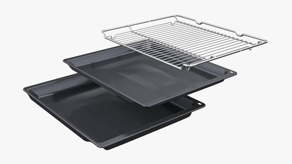 Bosch - Horno Multifunción con Vapor Añadido, 60 cm, Serie 8, Electrónica TFT TouchControl Plus, AirFry, Home Connect, Negro, HRG7361B1