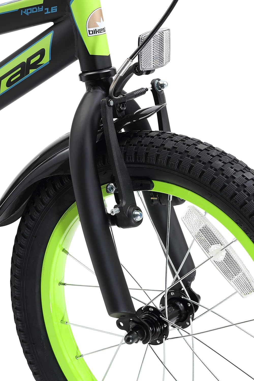 BIKESTAR Bicicleta Infantil para niños y niñas a Partir de 4 años | Bici de montaña 16 Pulgadas con Frenos | 16" Edición Mountainbike